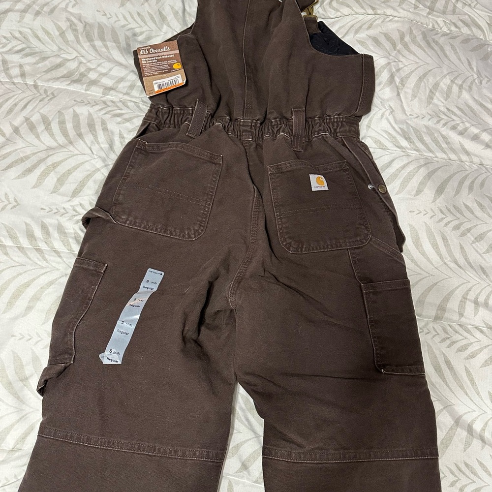Carhartt Brown Women’s Duck Bib Overalls - Picture 5 of 9